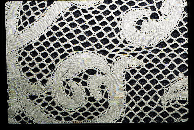 Border, Bobbin lace, Italian or Dutch