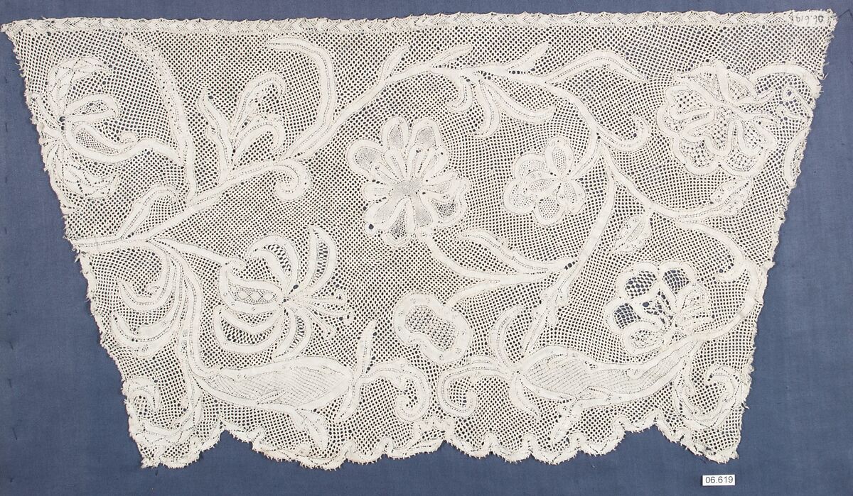 Sleeve piece, Bobbin lace, Flemish