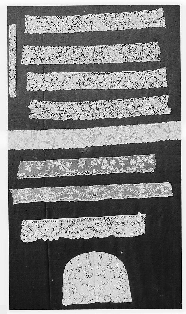 Strip, Bobbin lace, point d'Angleterre, Flemish