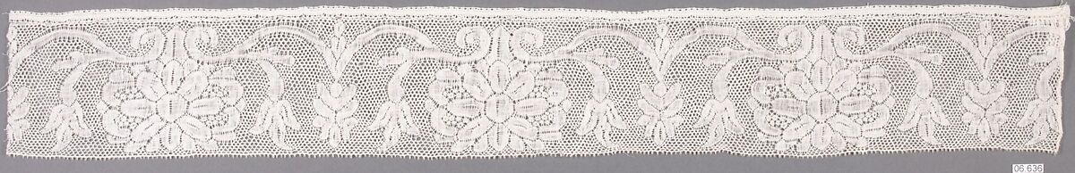 Strip, Bobbin lace, Flemish, Antwerp 