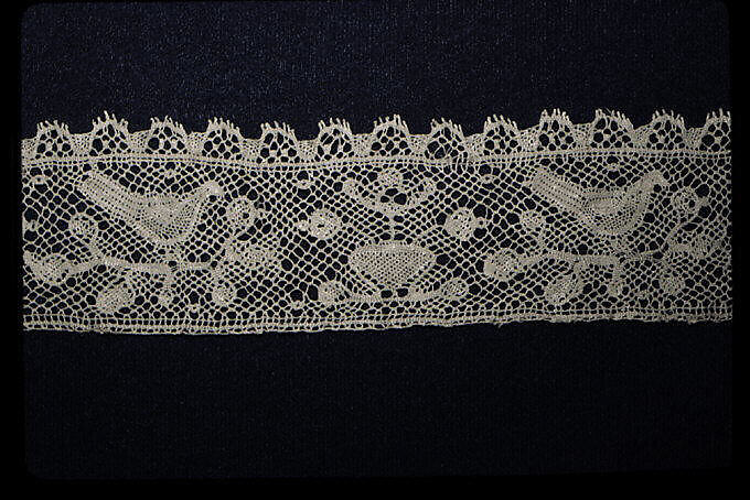 Strip, Bobbin lace, Flemish, Antwerp 