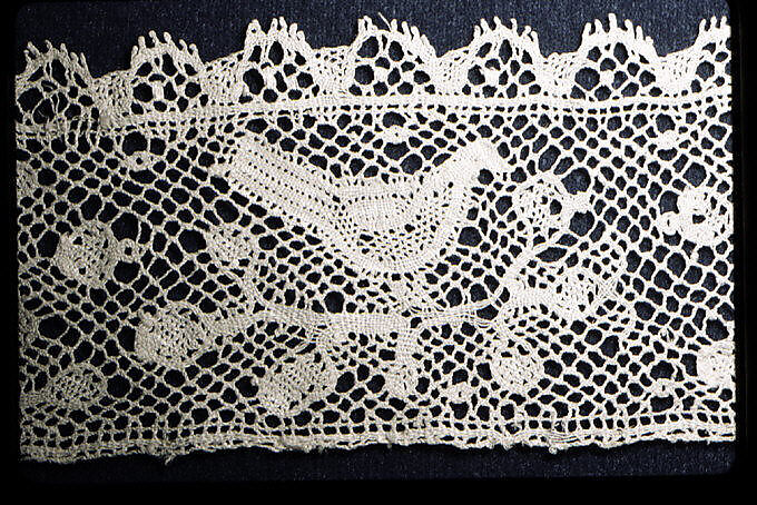 Strip, Bobbin lace, Flemish, Antwerp