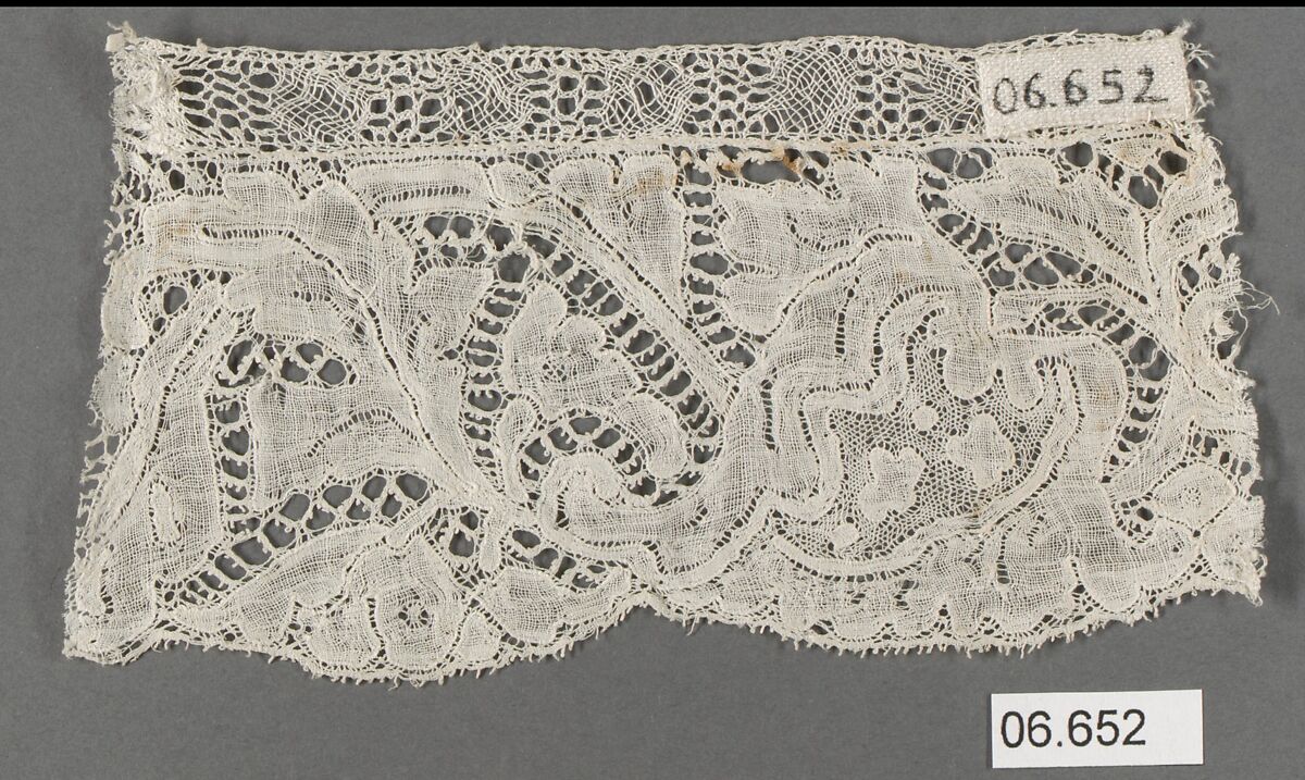 Fragment, Bobbin lace, Flemish