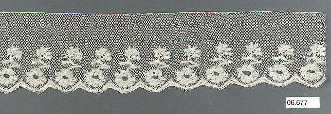 Piece, Bobbin lace, French 