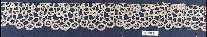 Fragment, Bobbin lace, Irish 
