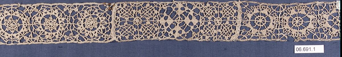 Fragments (3), Needle lace, Italian