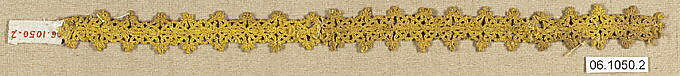 Fragment, Bobbin lace, Italian 