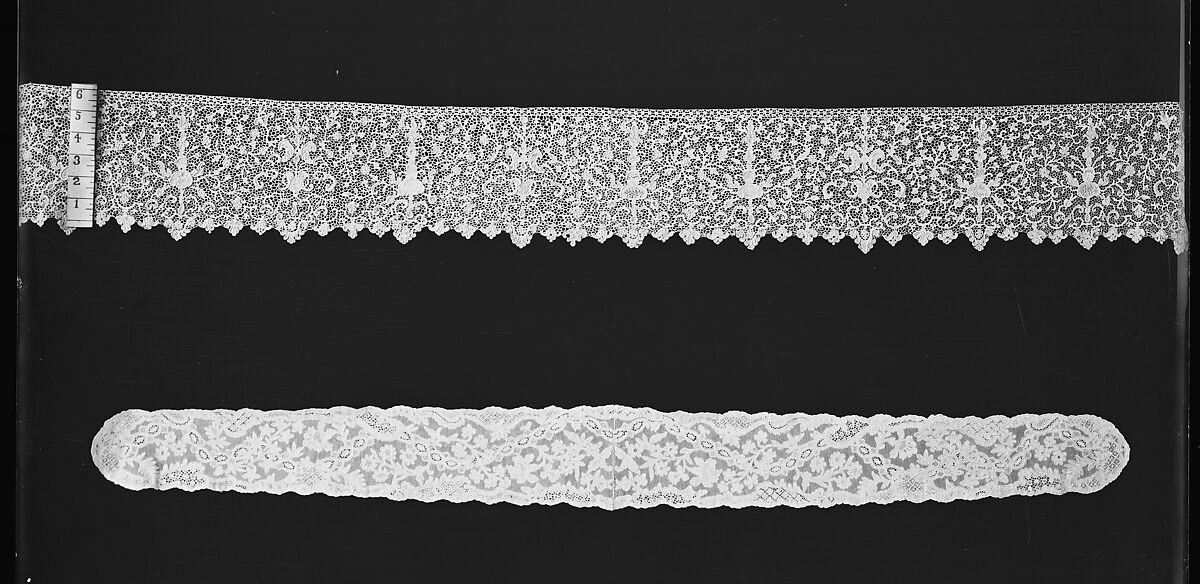 Flounce, Needle lace, French