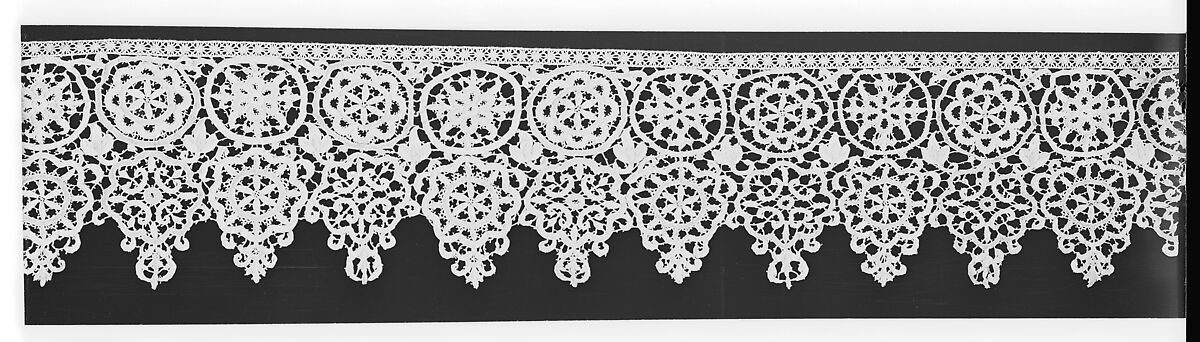 Pointed lace, Needle lace, punto in aria, Italian