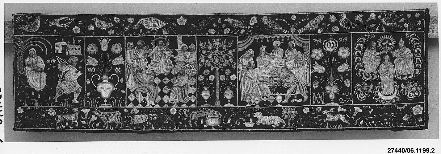 Border with scenes from the Life of Christ