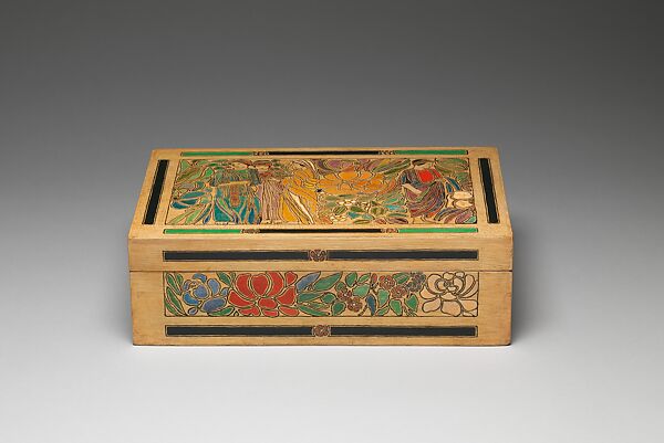 Box, Lucia Kleinhans Mathews (American, 1870–1955), Painted wood, American 