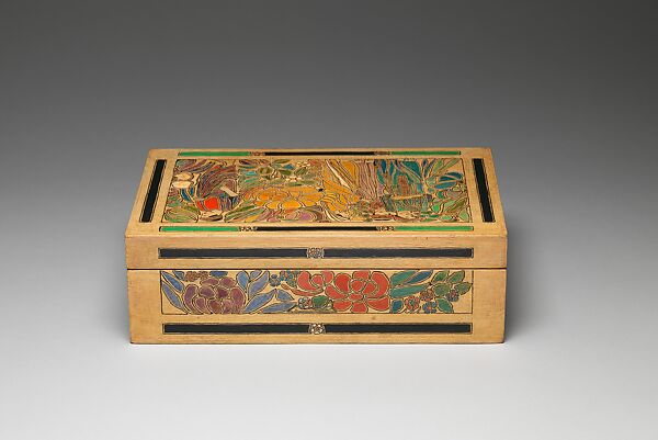Box, Lucia Kleinhans Mathews (American, 1870–1955), Painted wood, American