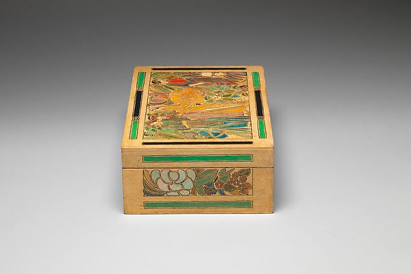 Box, Lucia Kleinhans Mathews (American, 1870–1955), Painted wood, American