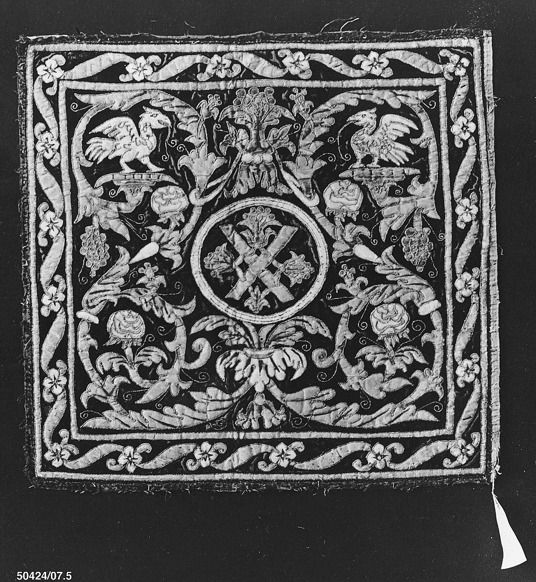 Apparel, Silk and metal thread, Italian 