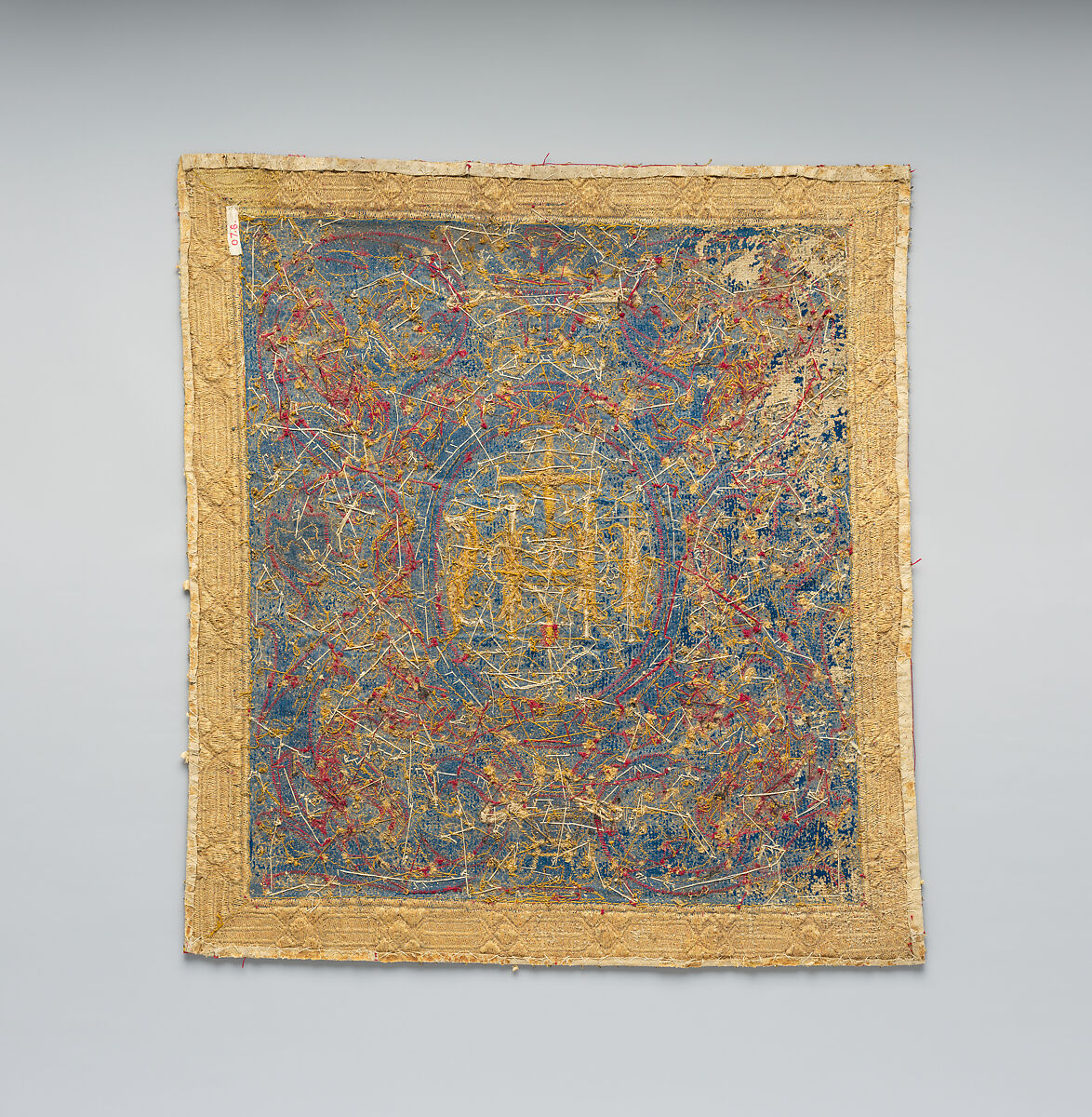 Apparel, Silk and metal thread on velvet, Italian