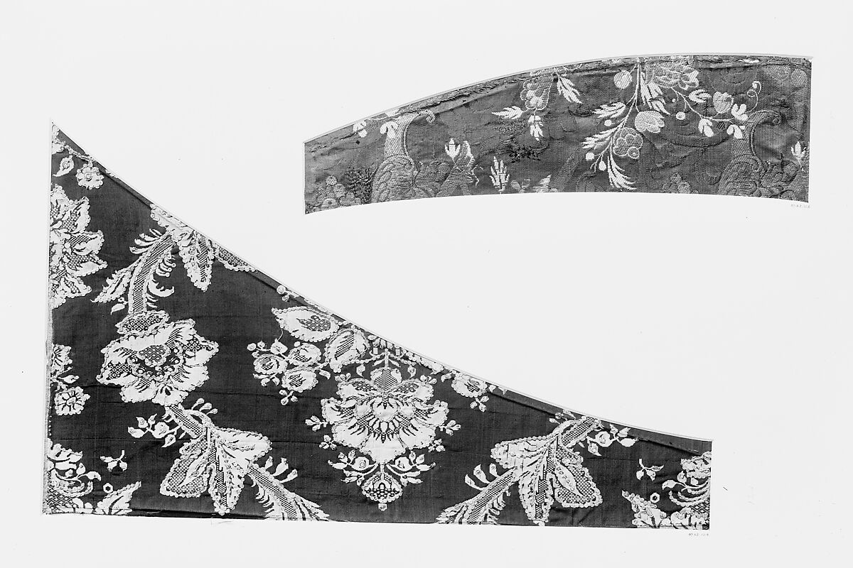 Piece, Silk and metal thread, Spanish