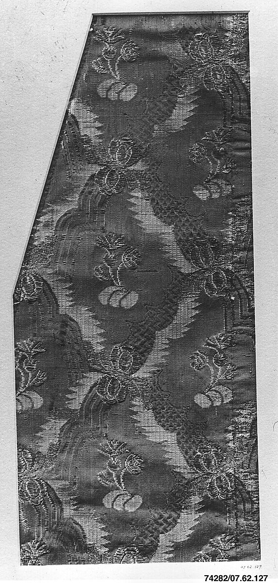 Piece, Silk and metal thread, Spanish 