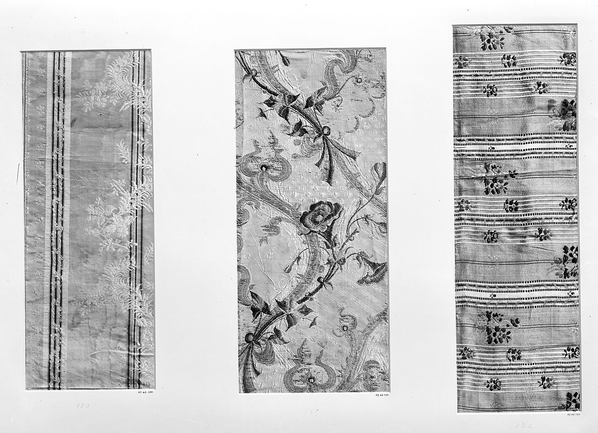 Piece, Silk and metal thread, French or Spanish