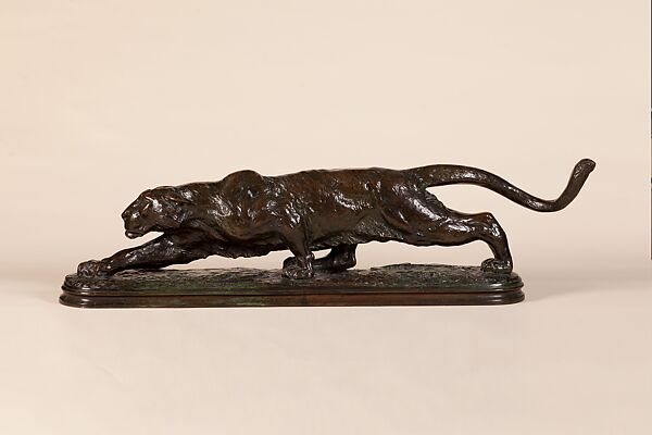 Stalking Panther, Alexander Phimister Proctor (American, Bosanquet, Ontario 1860–1950 Palo Alto, California), Bronze, American 