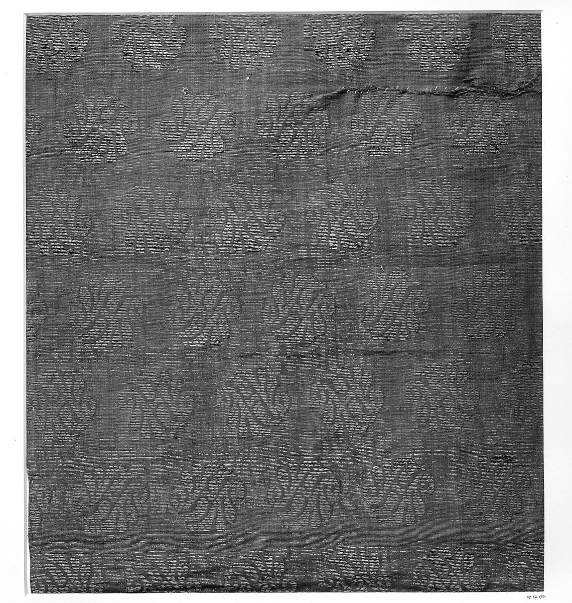 Piece, Silk and metal thread, Italian