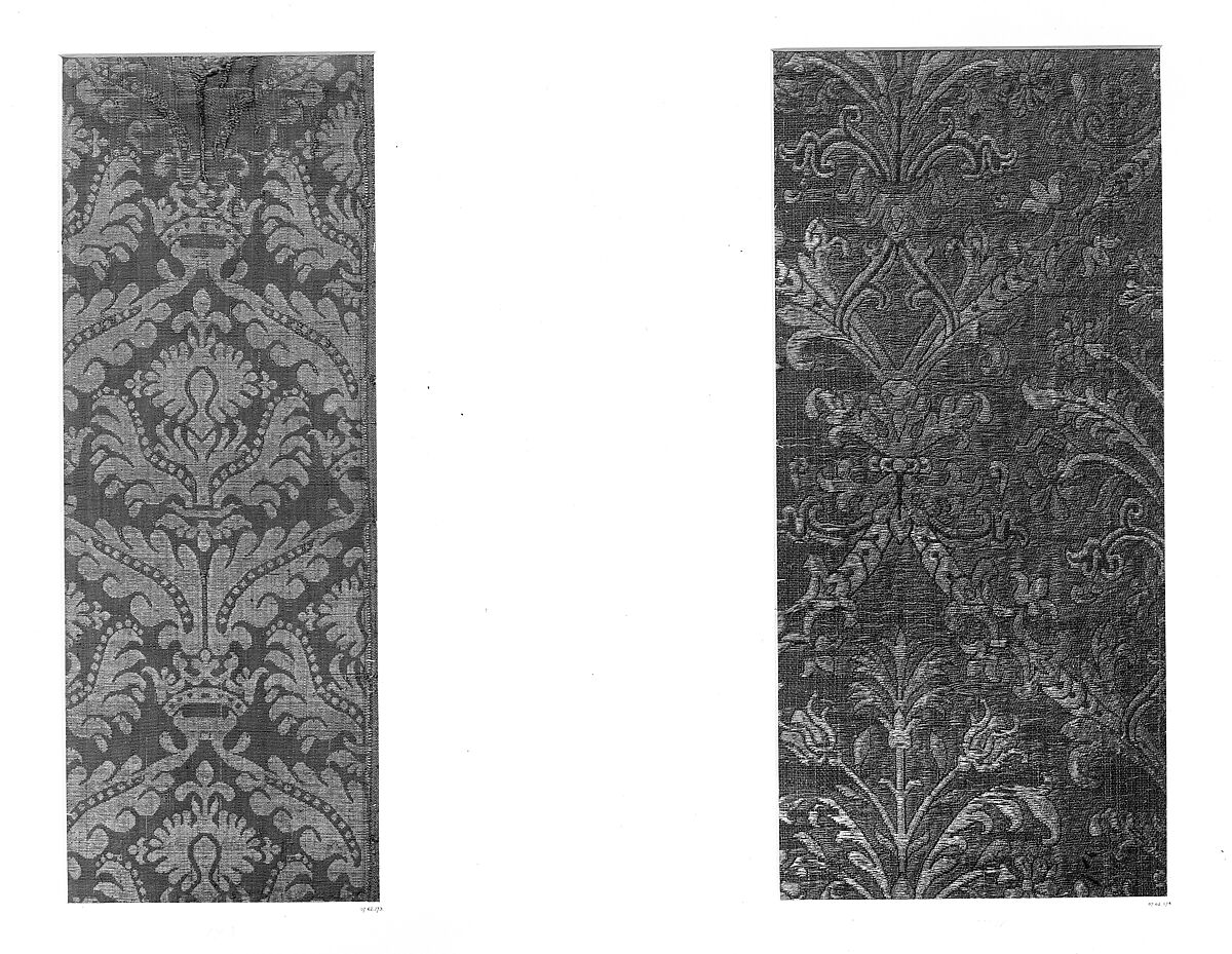 Piece, Silk and metal thread, Spanish