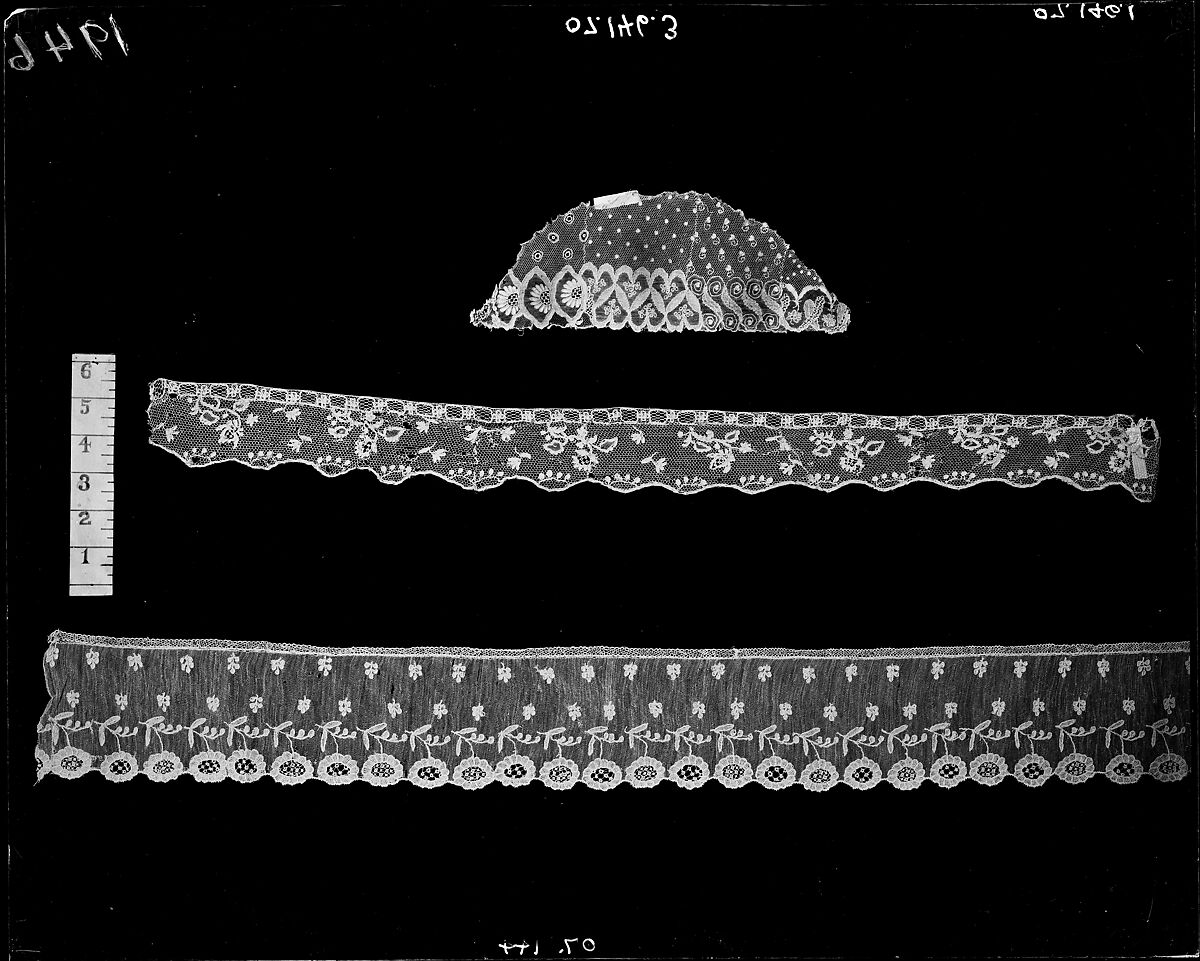 Edging, Needle lace, Italian, Burano