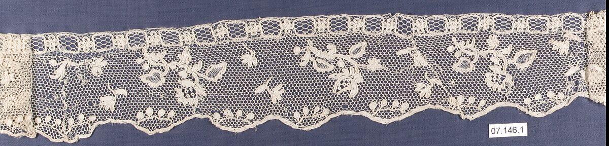 Edging, Needle lace, point d'Argentan, French