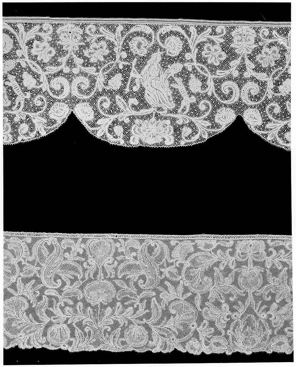 Fragment, Bobbin lace, Flemish