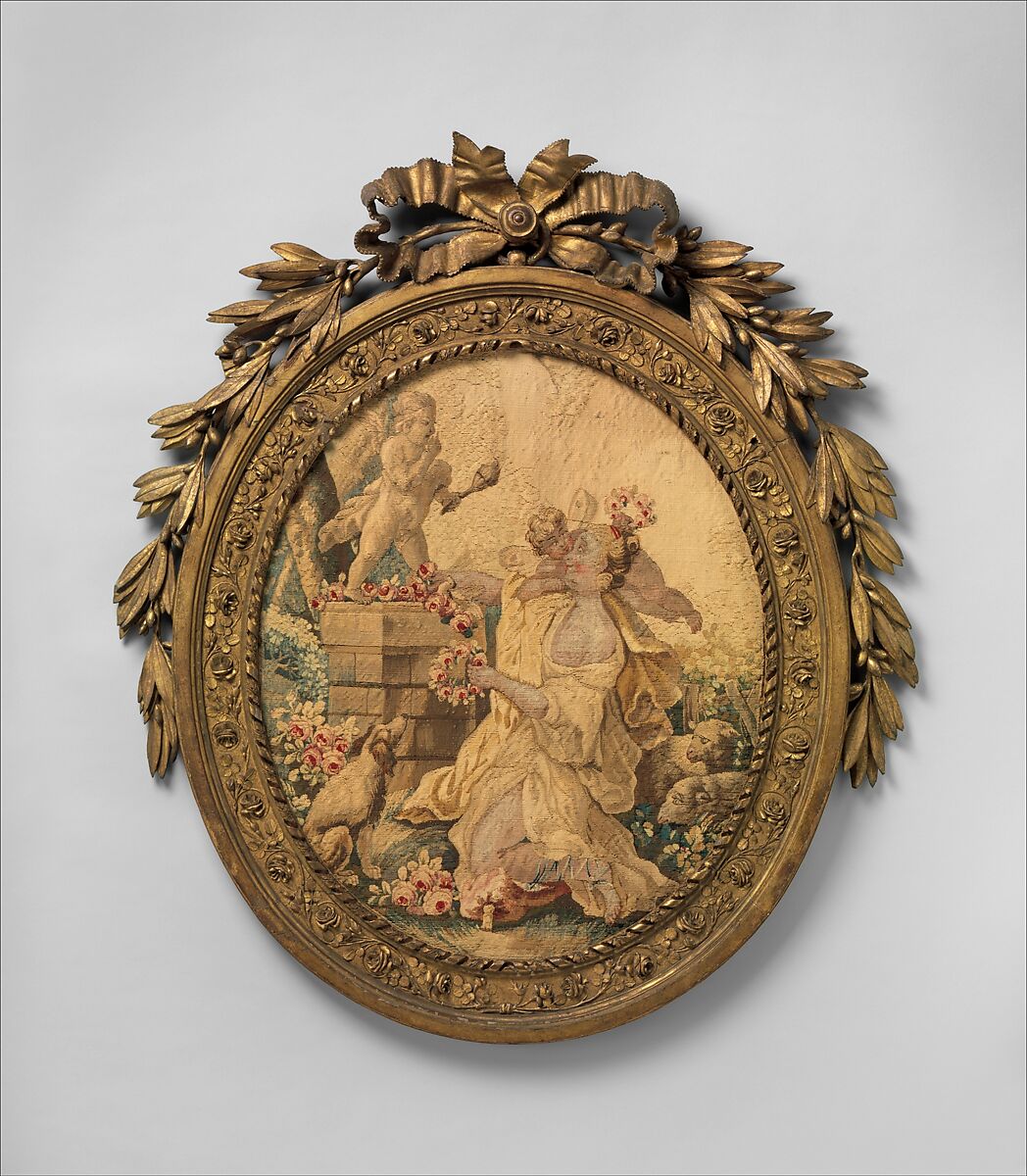 The Worship of Cupid, After Jean-Baptiste Huet I (French, Paris 1745–1811 Paris), Wool, silk (22 warps per inch, 9-10 per cm.), French, probably Aubusson 