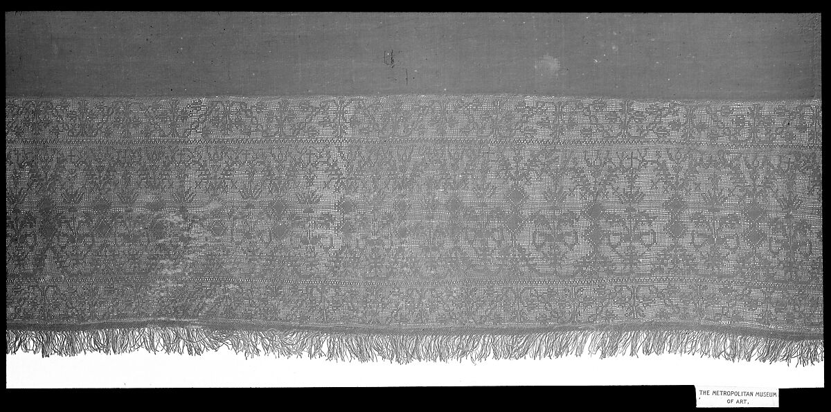 Border, Embroidered net, buratto, punto à rammendo, Italian