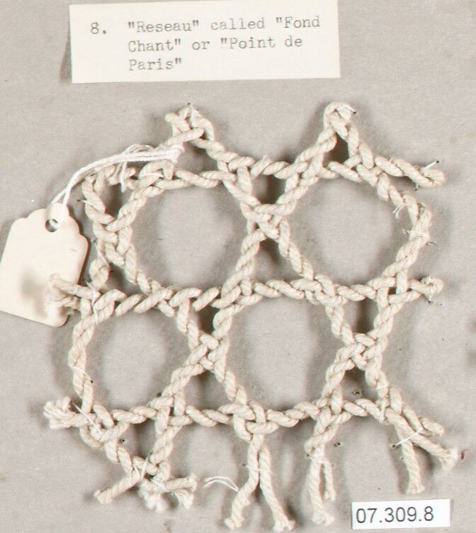 Example of lace stitch, Irish 