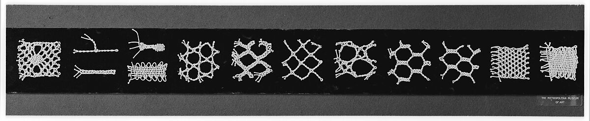 Example of lace stitch, Irish