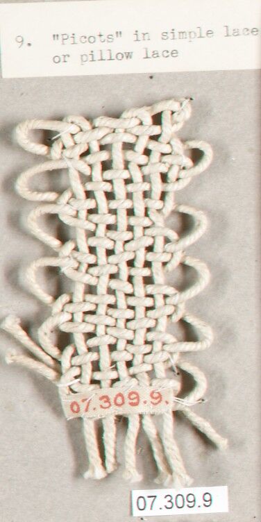 Example of lace stitch, Irish 