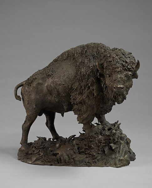 Buffalo, Henry Merwin Shrady (American, New York 1871–1922 New York), Bronze, American 