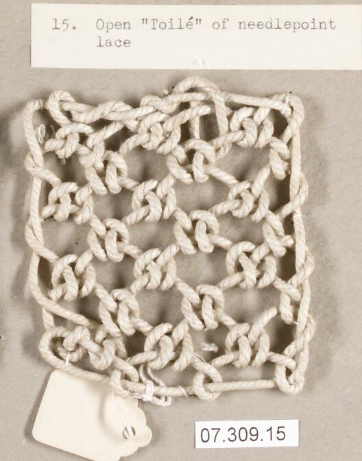 Example of lace stitch, Irish 