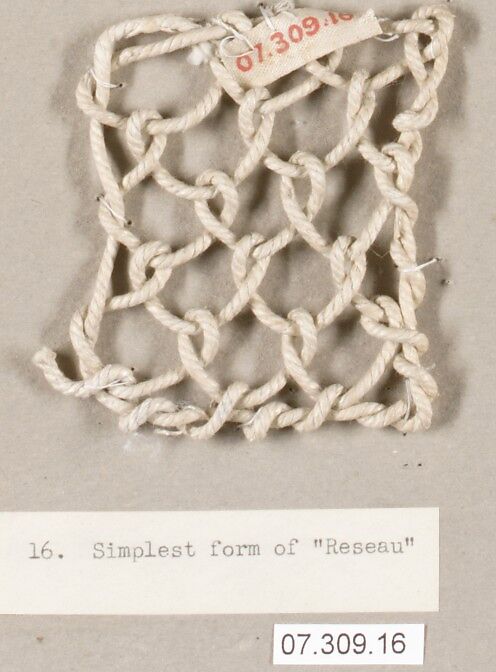 Example of lace stitch, Irish 