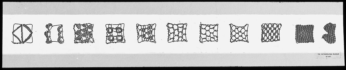 Example of lace stitch, Irish