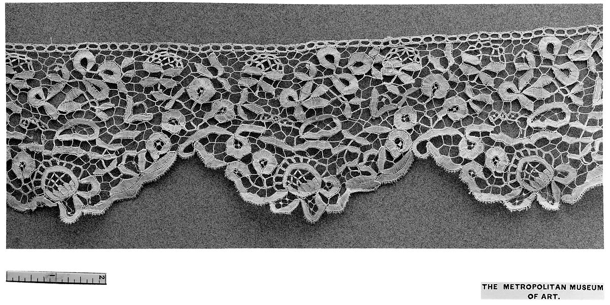 Edging, Bobbin lace, British, Honiton