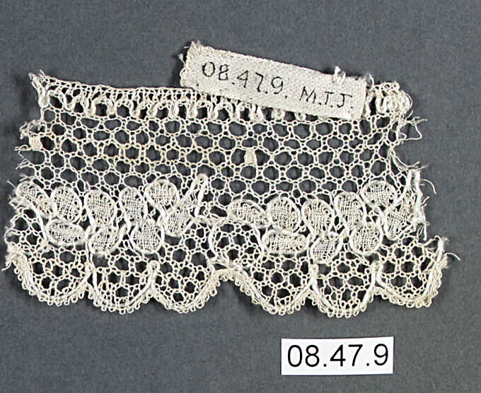 Fragment, Bobbin lace, Swedish 