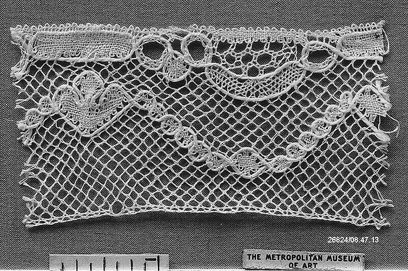 Fragment, Bobbin lace, Swedish