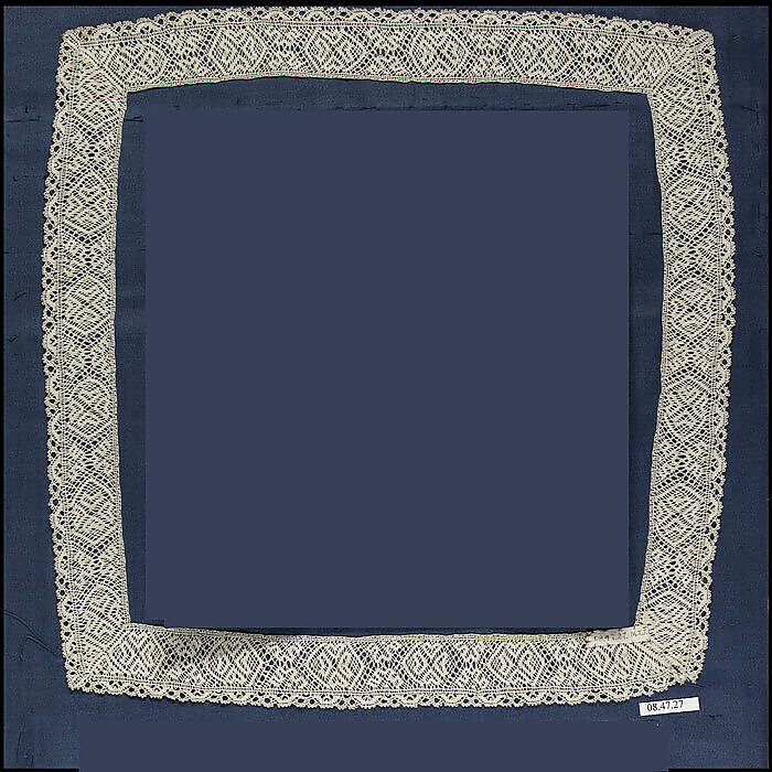 Handkerchief border, Bobbin lace, Swedish, Skane 