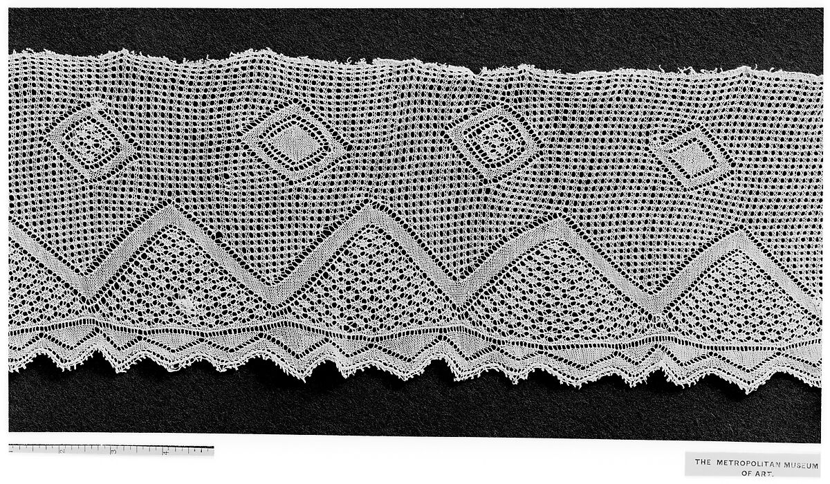 Edging, Knitted lace, Italian