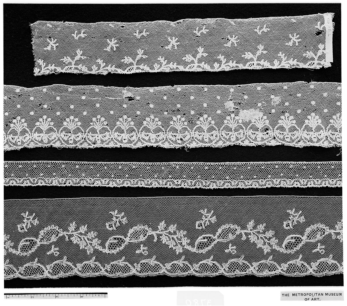 Edging, Bobbin lace, French, Arras