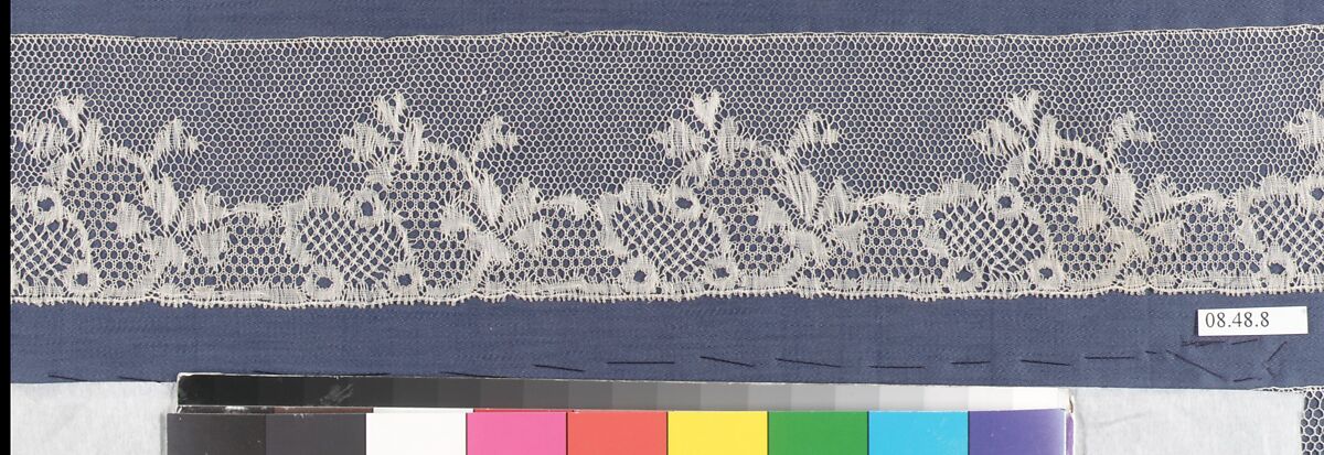 Edging, Bobbin lace, French, possibly La Chaise-Dieu 