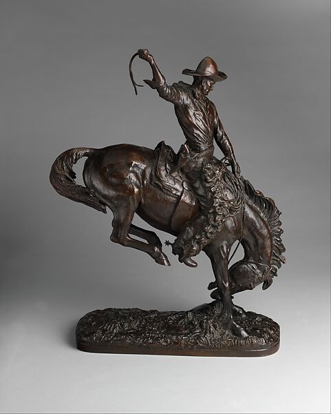 Buckaroo, Alexander Phimister Proctor (American, Bosanquet, Ontario 1860–1950 Palo Alto, California), Bronze, American 