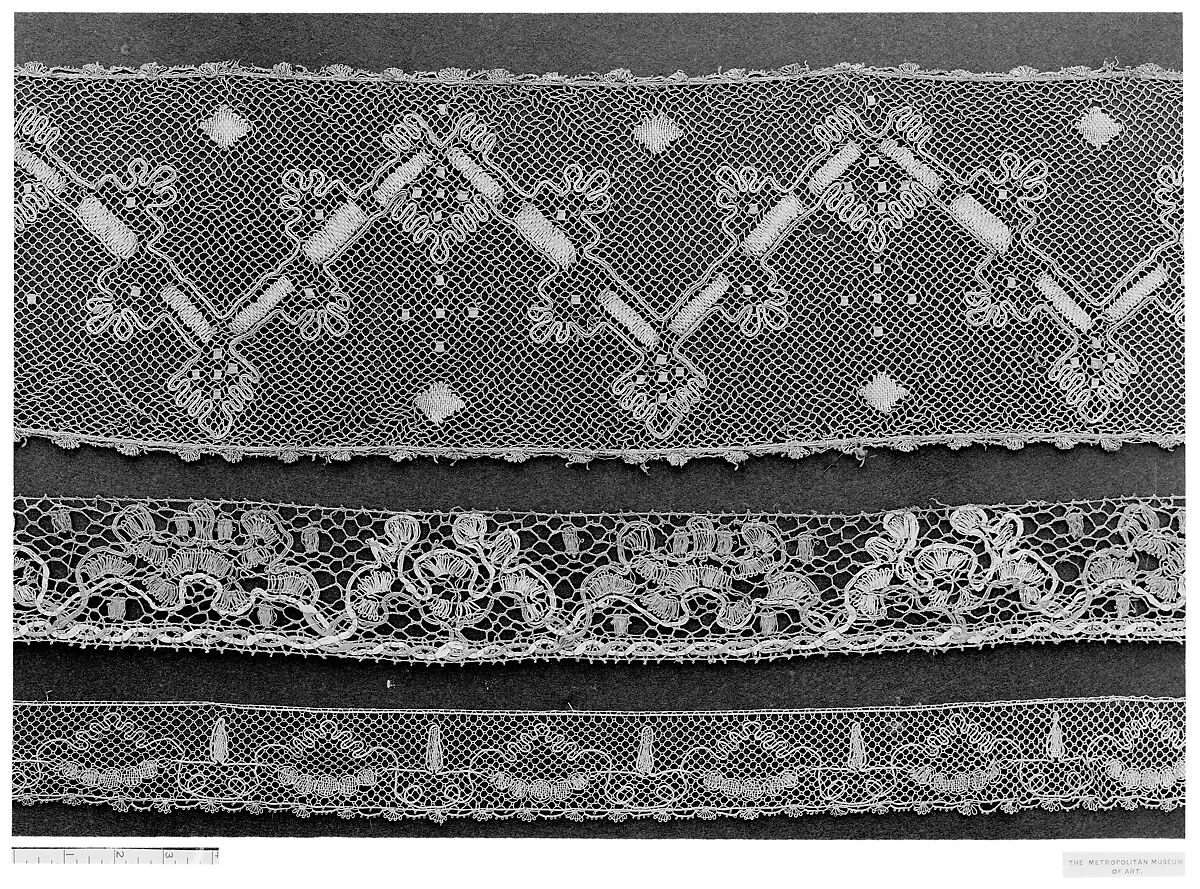 Strip, Bobbin lace, Italian 