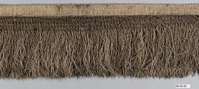 Fringe, Silk and metal thread, Italian 