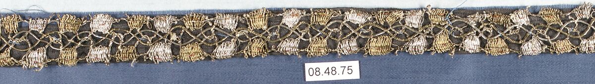 Strip, Silk, bobbin lace, Swiss