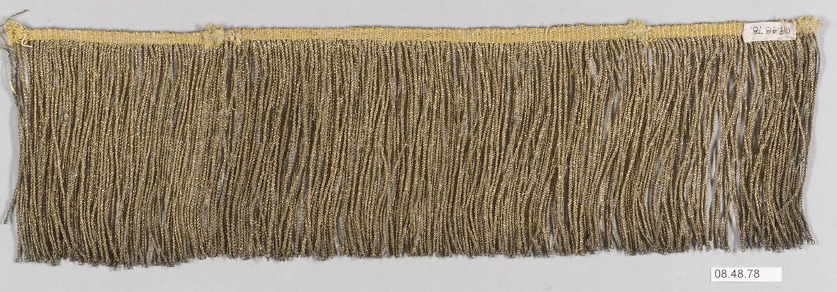 Fringe, Metal thread, Swiss 