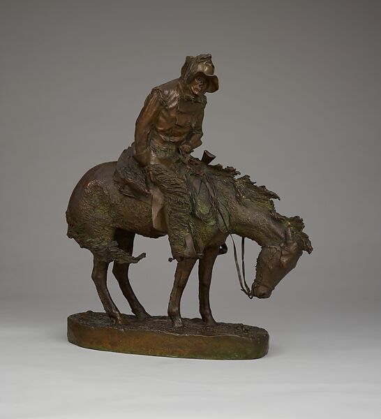 The Norther, Frederic Remington (American, Canton, New York 1861–1909 Ridgefield, Connecticut), Bronze, American 